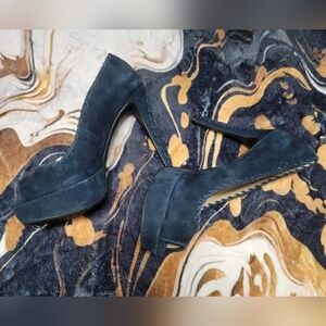 ANTONIO MELANI Blue Women's Platform Heels